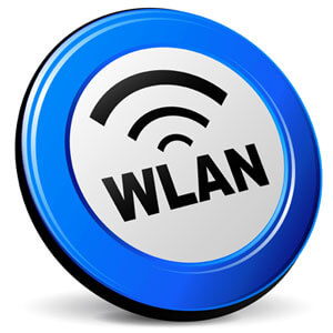 WLAN-Taste an einem Router