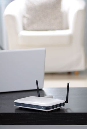 WLAN-Router im Wohnzimmer
